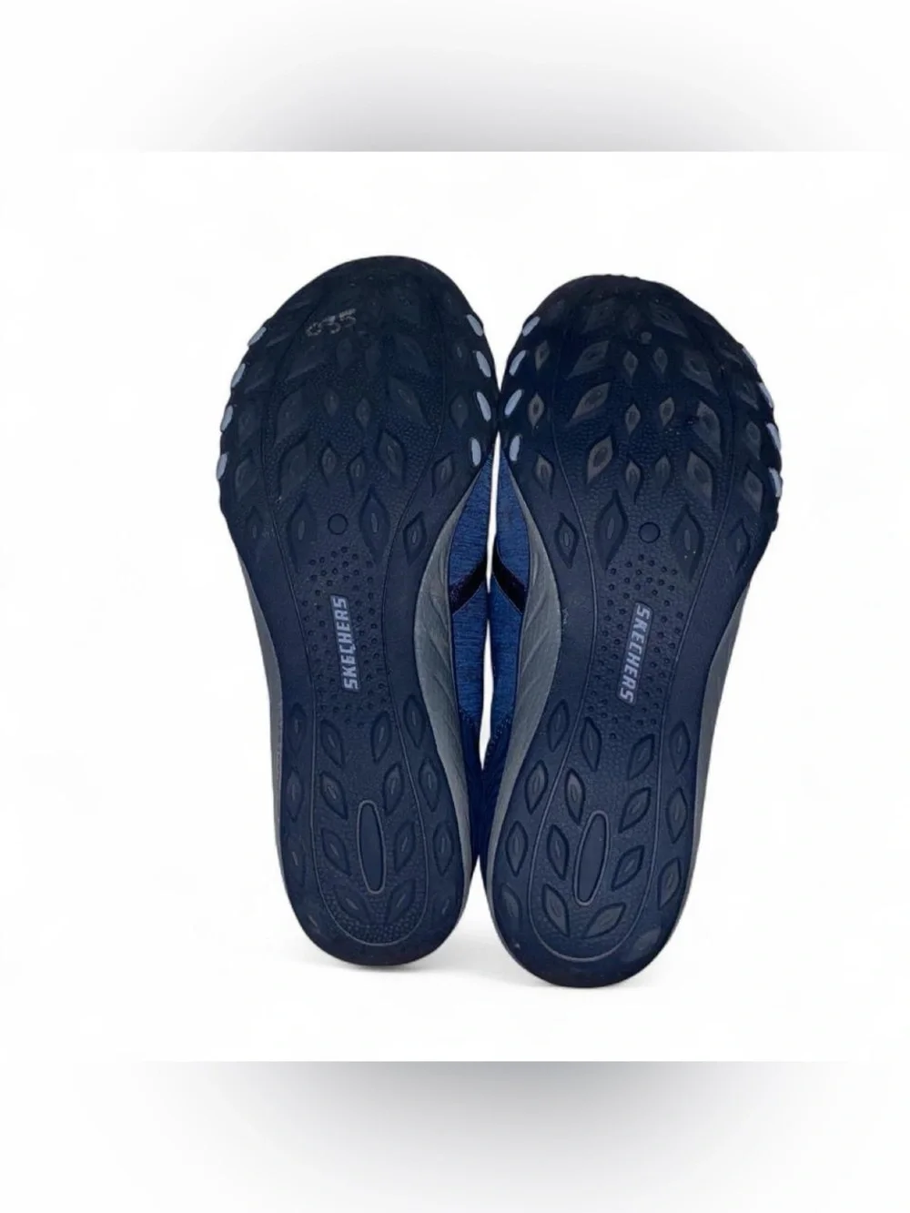 Skechers Woman’s Navy Slip-On Memory Foam Sneakers
